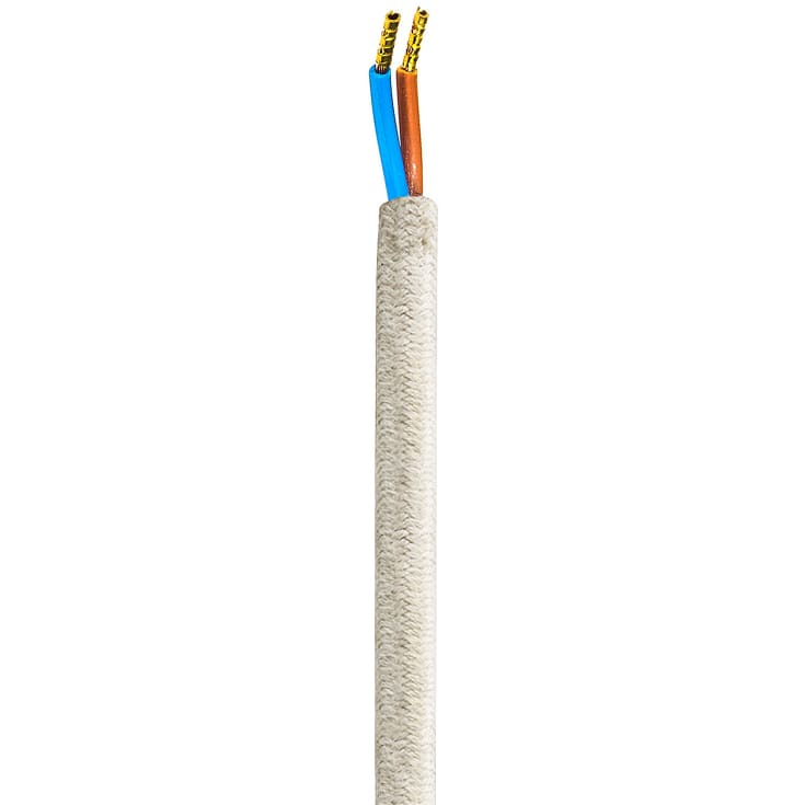 Nielsen stoffledning 2x0,75 mm², 4 meter, lin