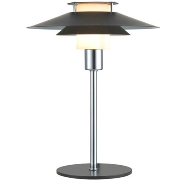 Halo Design Rivoli bordlampe, sort/krom