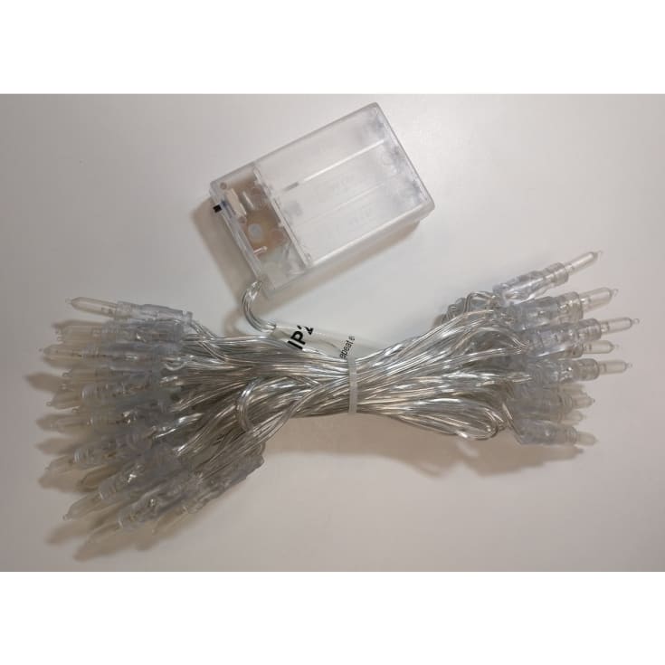 Iris Light/Happy Lights batteriljusslinga (utan kulor), 35 lampor