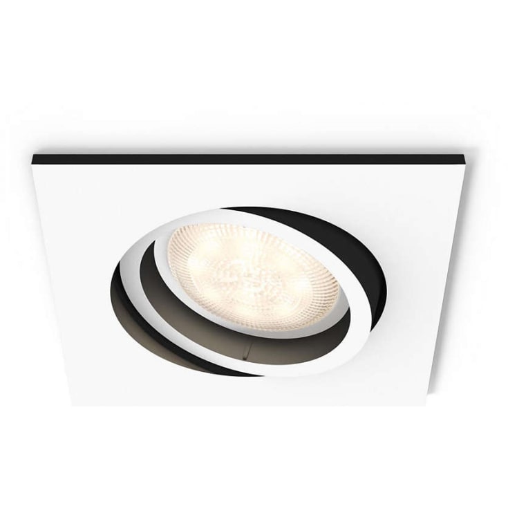 Philips Hue Milliskin downlight, firkantet, hvid