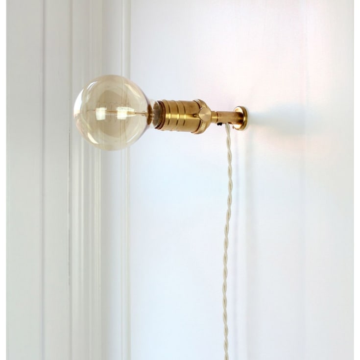Retro vegglampe, messing
