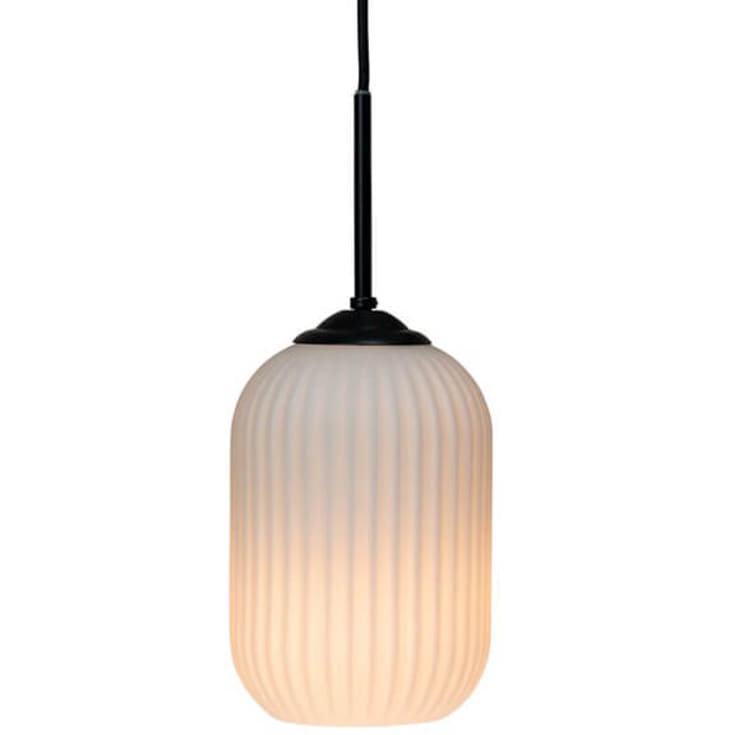 Dyberg Larsen Riflet pendellampe, Ø14 cm