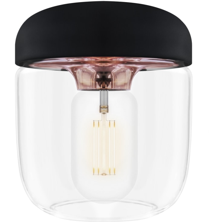 Umage Acorn lampskärm, svart/koppar