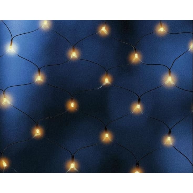 Veli Line utendørs LED lysnet, varmhvit lys, 80 cm x 80 cm