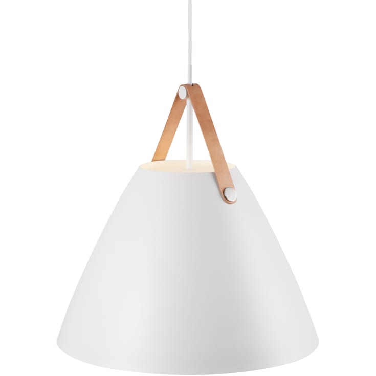 Dftp Strap pendellampe, hvit, Ø48 cm