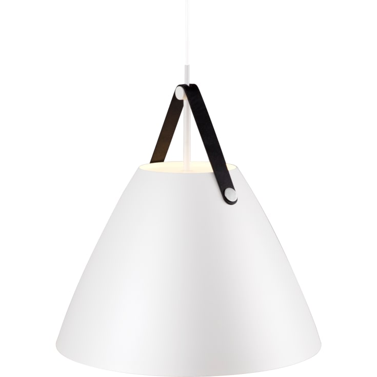 Dftp Strap pendellampa, vit, Ø48 cm