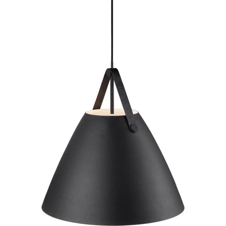 Dftp Strap pendellampe, svart, Ø48 cm