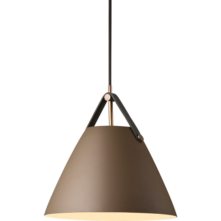 Dftp Strap pendellampa, beige, Ø36 cm