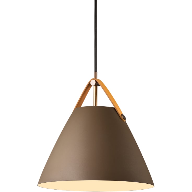 Dftp Strap pendellampa, beige, Ø36 cm