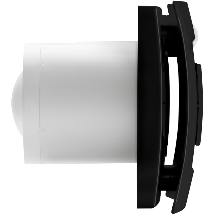 Fan Silent One Ø100 mm, med adaptiv hygrostat, sort
