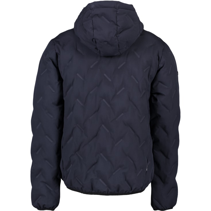 ID Identity quiltet jakke med hætte - herre - navy - XXXL