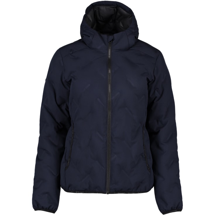 Geyser dame quiltet jakke med hætte, G11030, navy, str. 2XL