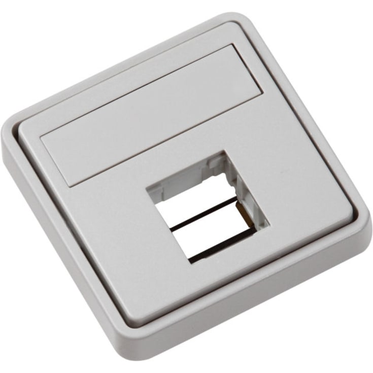 LK Fuga dataudtag 1xRJ45 1 modul, lysegrå