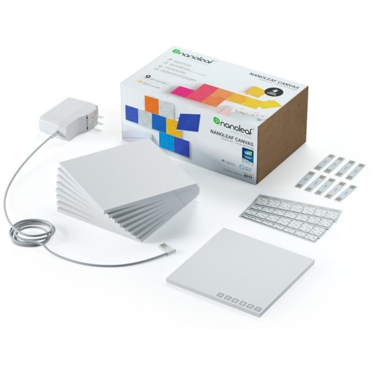 Nanoleaf Canvas Smarter Kit startpaket, 9 paneler