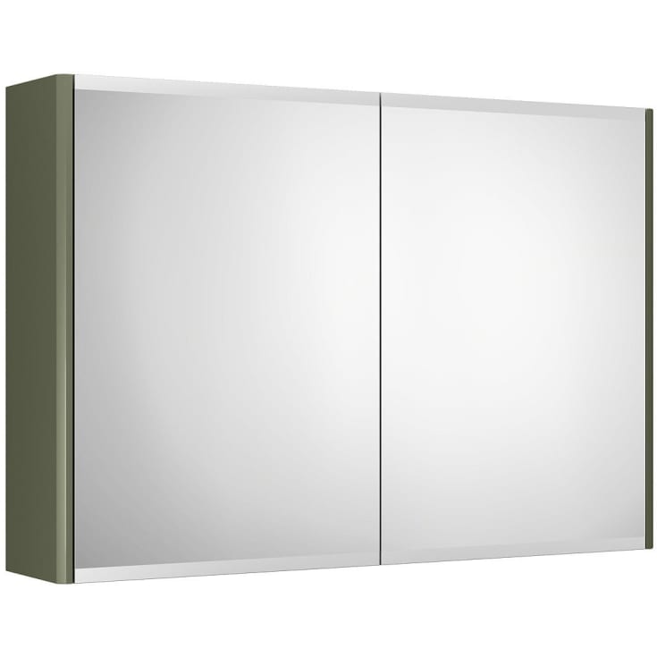 Gustavsberg Graphic speilskap, 80x55 cm, grønn