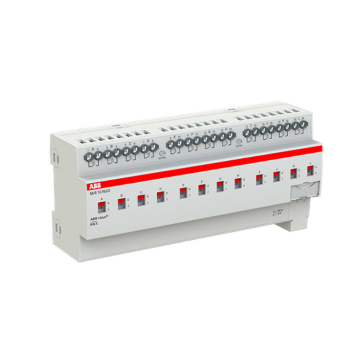 KNX SA/S12.16.2.2 Kontaktaktuator, man. drift, AC1 16A, AC3 8A