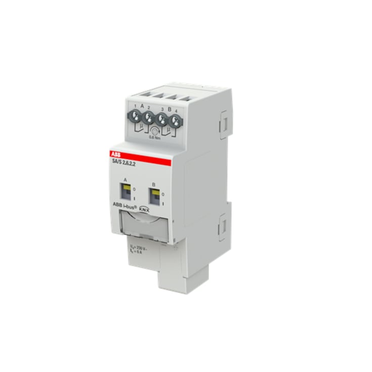 KNX SA/S2.6.2.2 Kontaktaktuator, man. drift, AC1 6A, AC3 6A