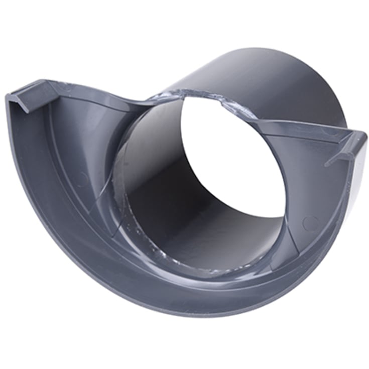 10&quot; x 75 mm Endebunn med tut grafitt Plastmo