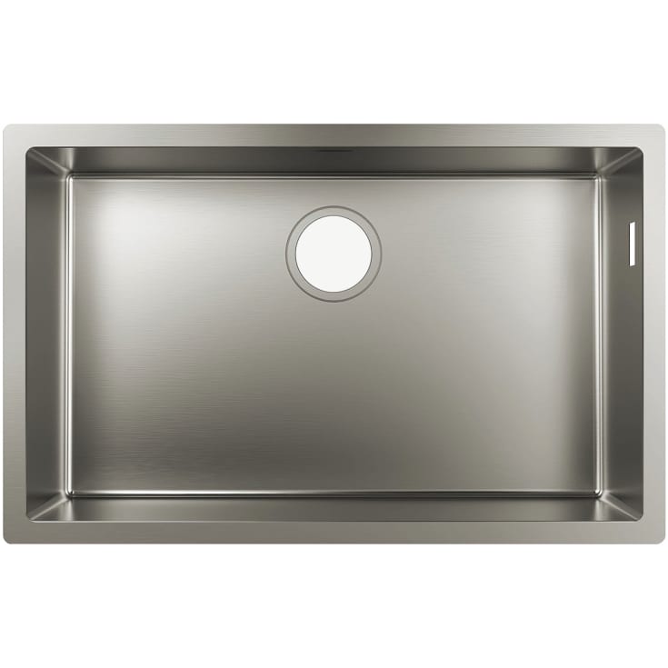 Hansgrohe kjøkkenvask, 71x45 cm, rustfritt stål