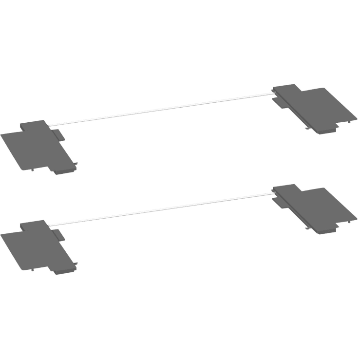 Dansani push-open-sett for 2 skuffer