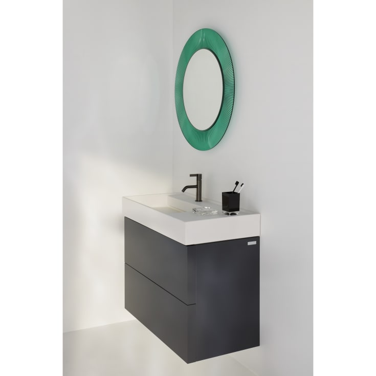 Kartell Laufen All Saints speil, Ø78 cm, grønn