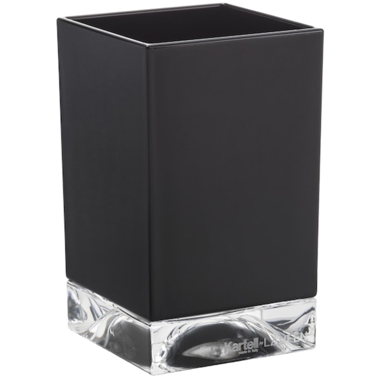 Kartell Laufen Boxy tandborstmugg, svart