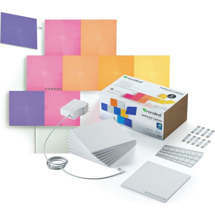Nanoleaf Canvas Smarter Kit startpakke m/9 paneler