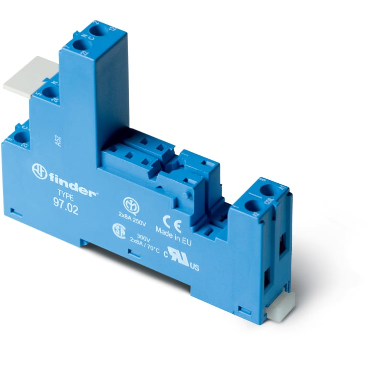 Stikkontakt for serie 46.52 Pin relé Industri 2P