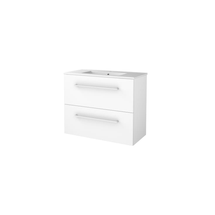 Sanibell Basicline möbelpaket, 80x39 cm, vit högglans