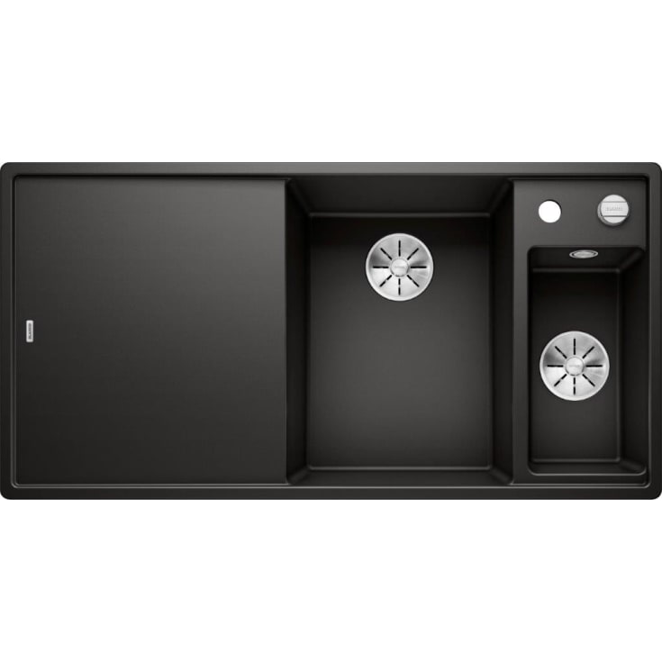 Blanco Axia III 6 S MXI diskbänk, 100x51 cm, svart