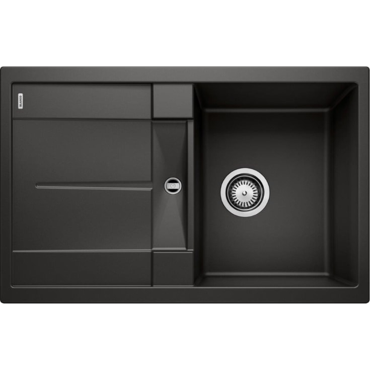 Blanco Metra 45 S UX diskbänk, 78x50 cm, svart