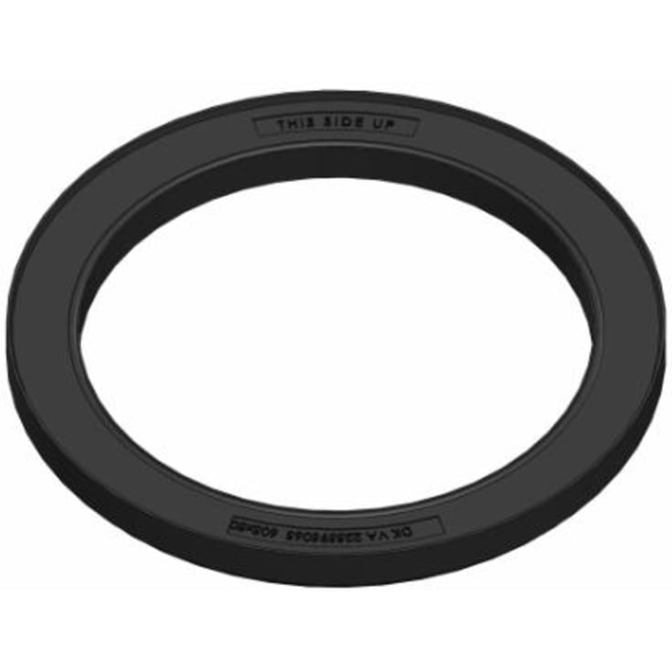 Lauridsen 600 x 50 mm toppring med søm, resirkulert plast