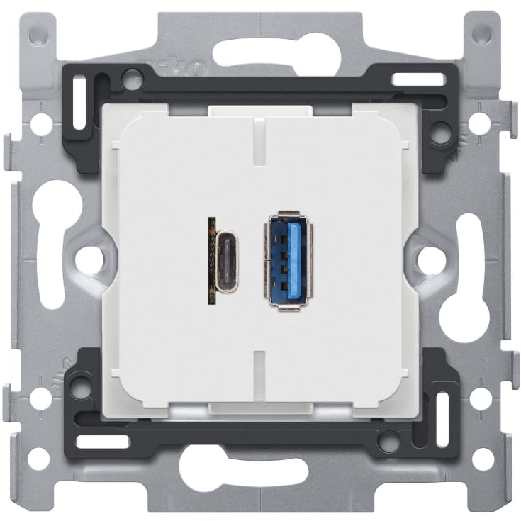 USB-A og USB-C lader 3,5A