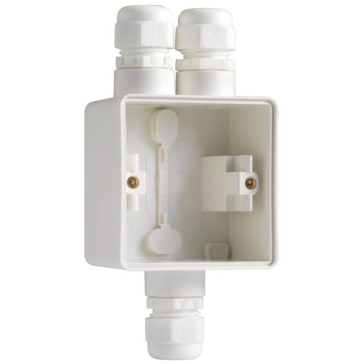 5 stk Underlag 1 modul, 3x M20, IP55, hvit