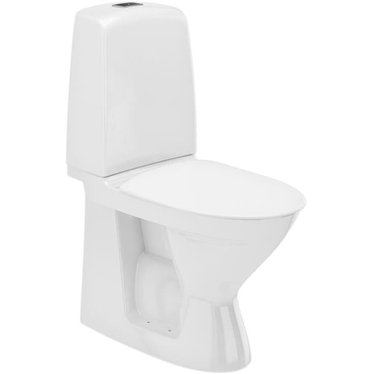 Ifö Spira toilet, uden skyllekant, rengøringsvenlig, hvid