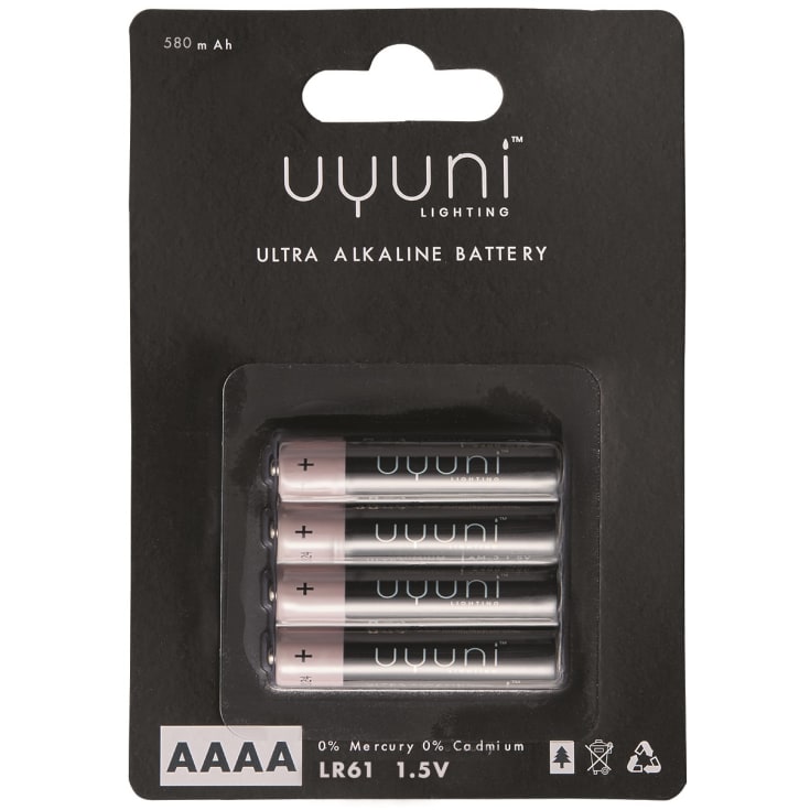 Uyuni AAAA batterier - 4-pk