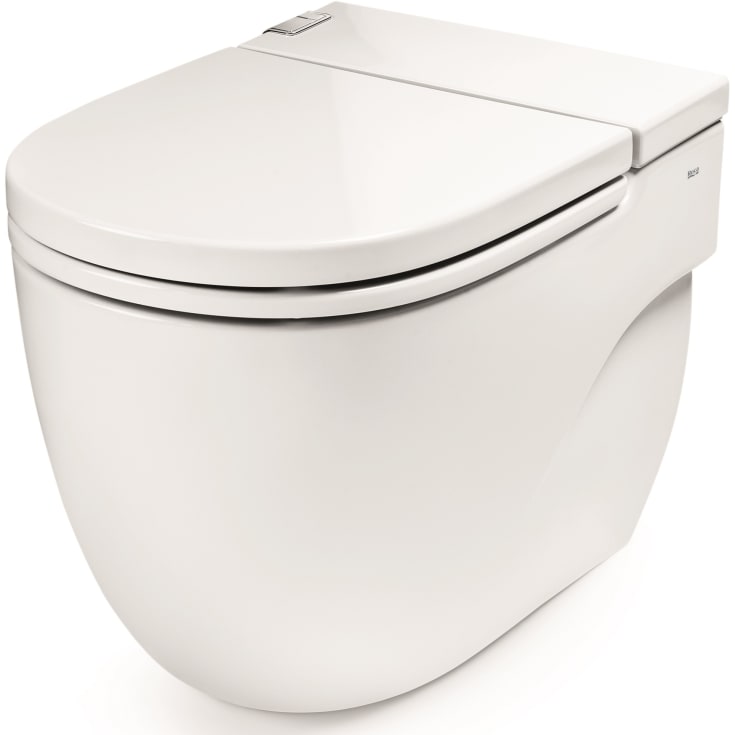 Roca Meridian toalett, back-to-wall, integrerad vattentank, vit