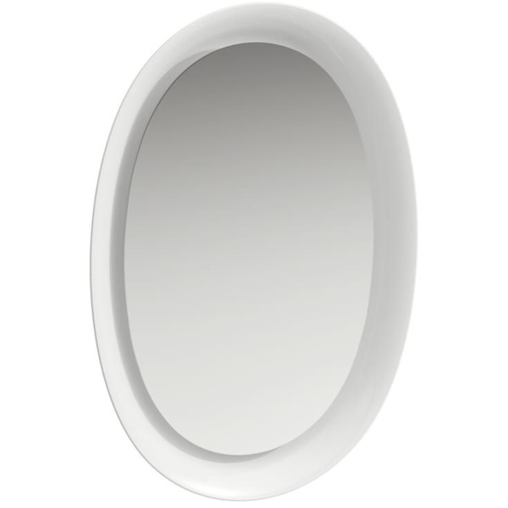 Laufen The New Classic spejl med lys, 50x70 cm, mat hvid