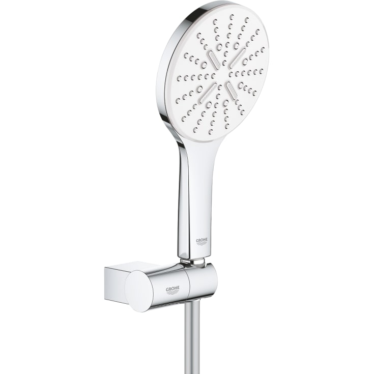 Grohe Rainshower SmartActive 130 duschset, krom/vit