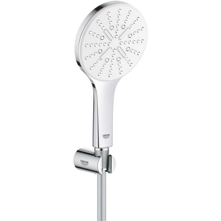 Grohe Rainshower SmartActive 130 brusesæt, krom/hvid