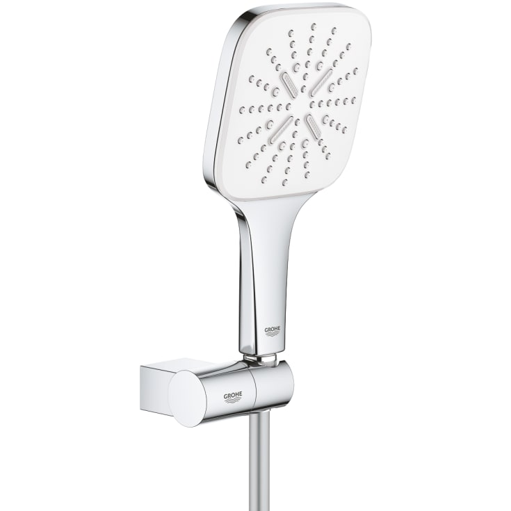 Grohe Rainshower SmartActive 130 Cube duschset, krom/vit