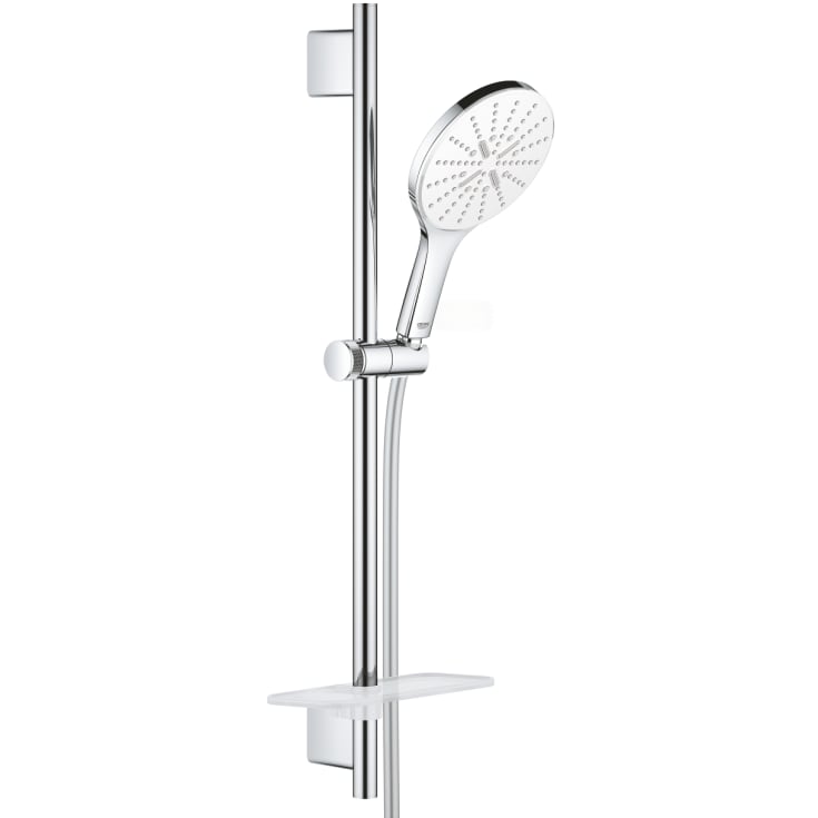 Grohe Rainshower SmartActive 150 duschset, vattenbesparande, krom/vit
