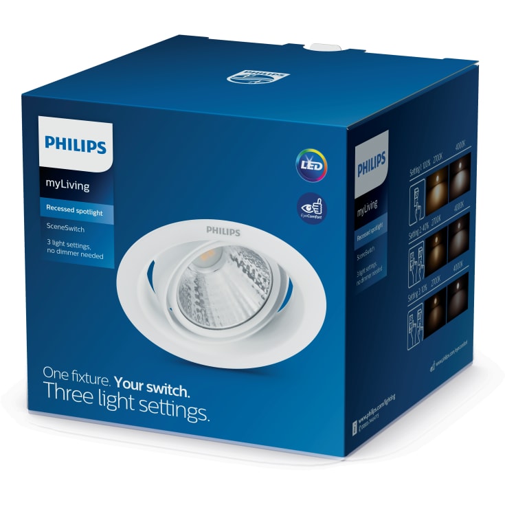 Philips myLiving Pomeron innfelt spotlight - 7W