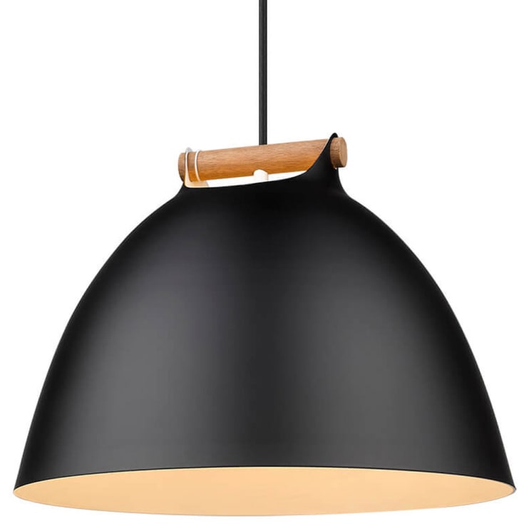 Halo Design Århus pendellampe, svart, Ø40 cm