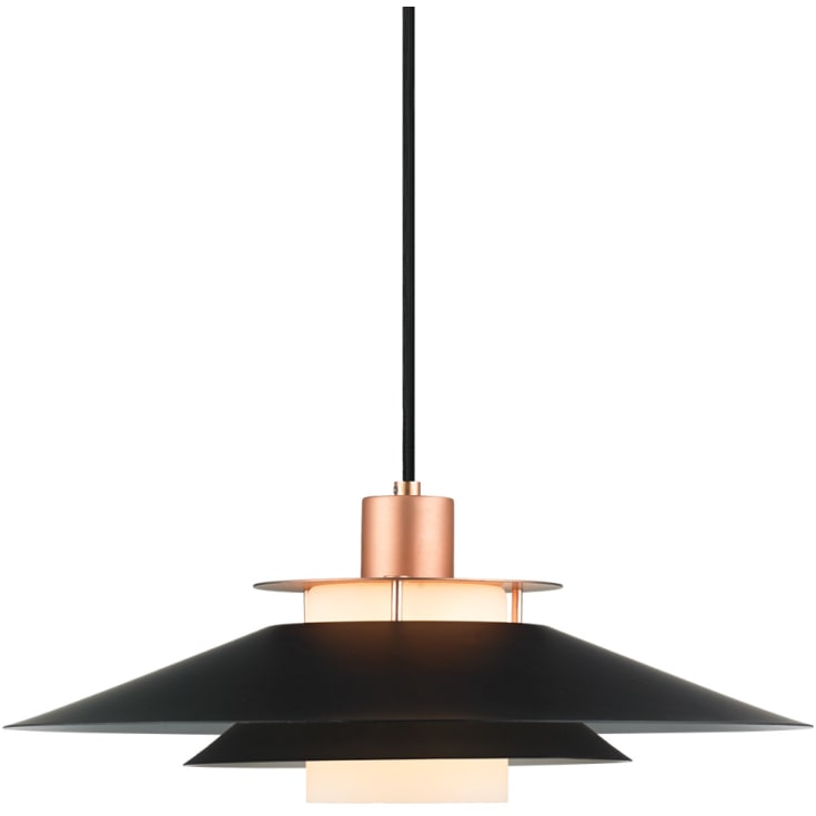 Halo Design Rivoli pendellampe, svart/kobber