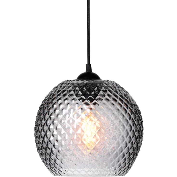 Halo Design Nobb pendellampe, røykfarget, Ø22 cm