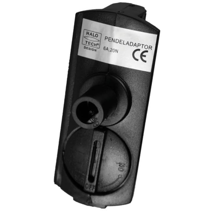 Halo Design Track 230V pendeladapter, svart
