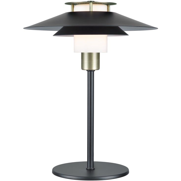 Halo Design Rivoli bordlampe, sort/messing