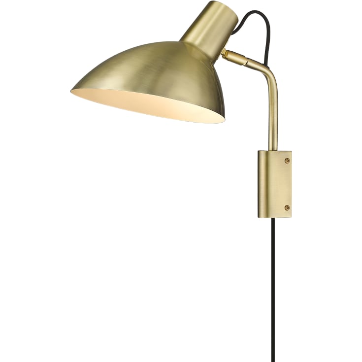 Halo Design Metropole vägglampa, mässing