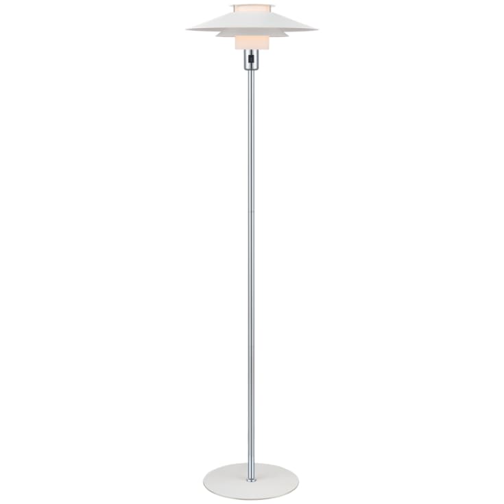 Halo Design Rivoli gulvlampe, hvid/krom